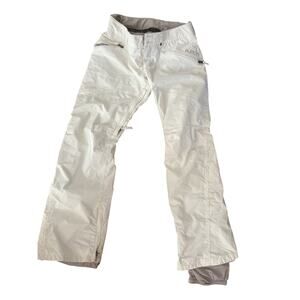 Burton Ski Pants. Size Sm, Stout White Color DryRide 2L DuraShell